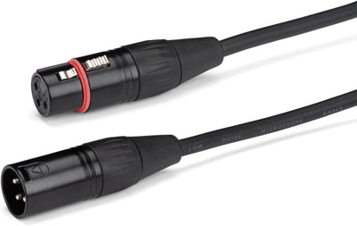 Samson MK5 Pack Mikrofonständer (Stativ, Mikrofonzange, Abschirmung, XLR-Kabel 5 m), Schwarz