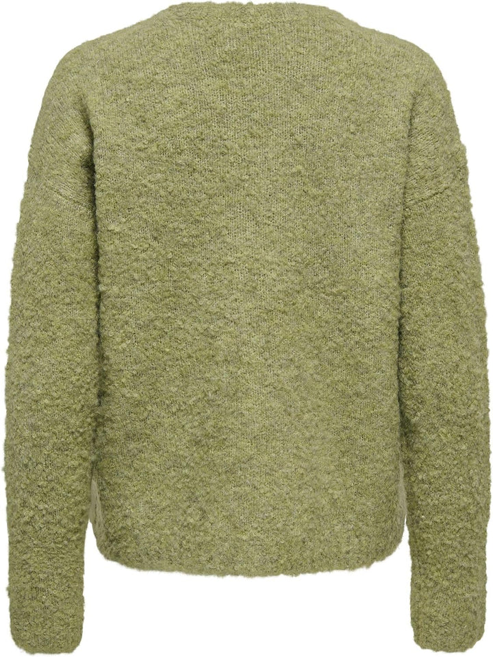 ONLY Damen Onlsima Ls O-neck Knt | Knitted Pullover S Mermaid, S Mermaid