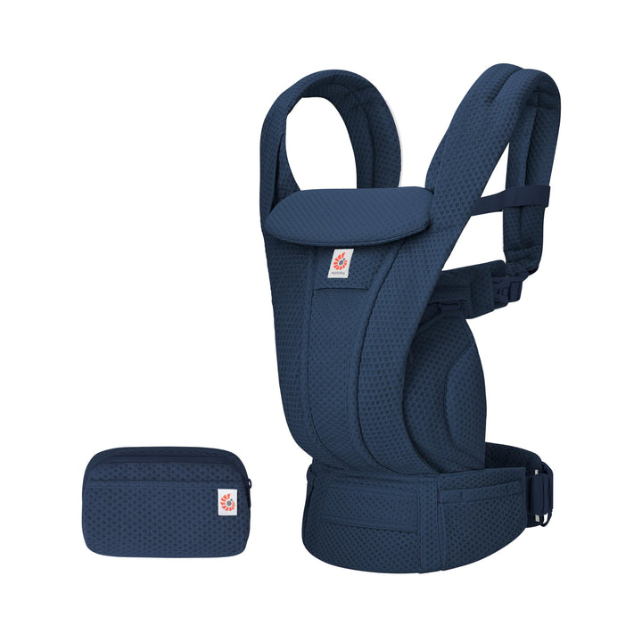 Ergobaby Omni Deluxe All-in-One Babytrage für Neugeborene ab Geburt bis 20kg, Ergonomische 4-Positio
