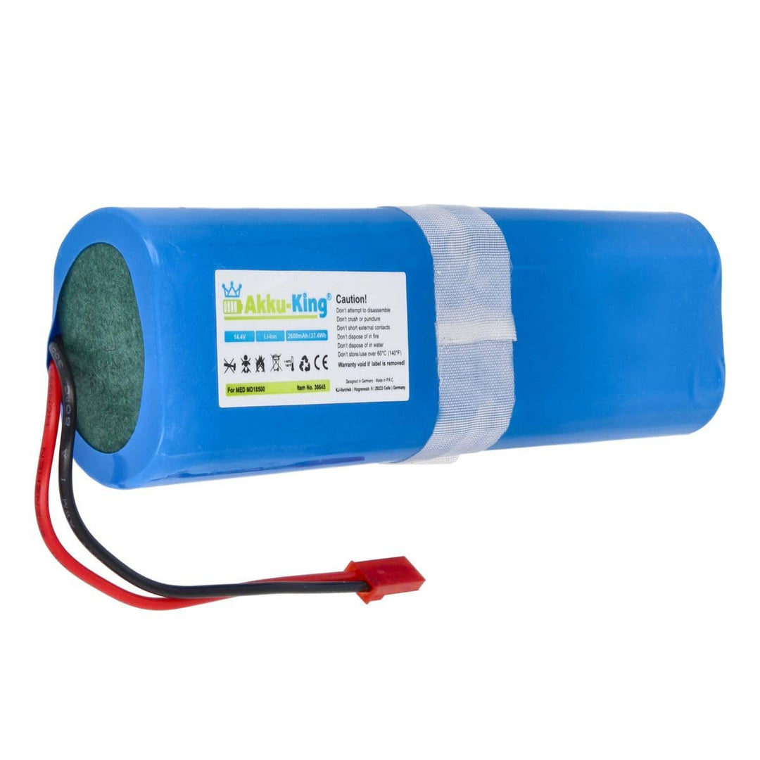 Akku kompatibel mit Medion AGX-2 - Li-Ion 2600mAh - für Saugroboter MD18500, ILIFE V50, V5s Pro, V8s