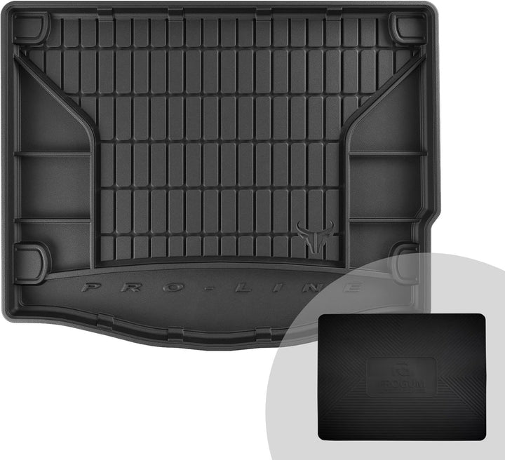 FROGUM ProLine 3D Gummimatte Exklusive Auto Kofferraummatte Kofferraumwanne für Ford Focus III 2010-