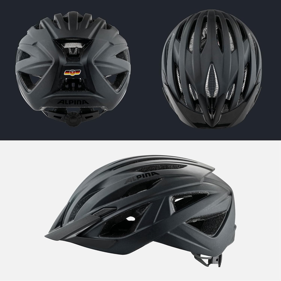 ALPINA PARANA - Leichter, Individuell Anpassbarer Touren Fahrradhelm Mit Fliegennetz Für Erwachsene,