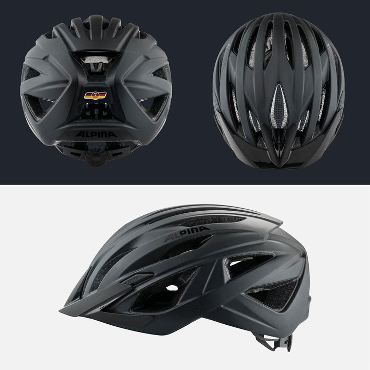 ALPINA PARANA - Leichter, Individuell Anpassbarer Touren Fahrradhelm Mit Fliegennetz Für Erwachsene,