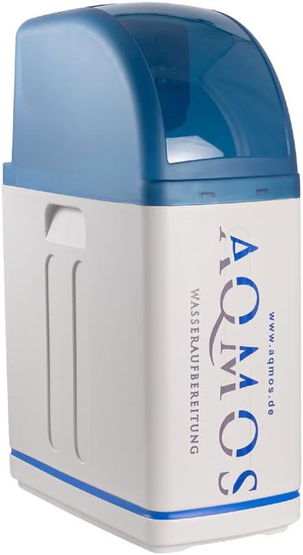 Aqmos R2D2-32 Wasserenthärtungsanlage mit Anschlussset und Montageblock, für Haushalte bis zu 5 Pers