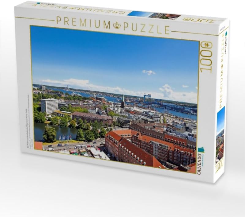 CALVENDO Puzzle Malerische Kieler Förde 1000 Teile Lege-Grösse 64 x 48 cm Foto-Puzzle Bild von www.F