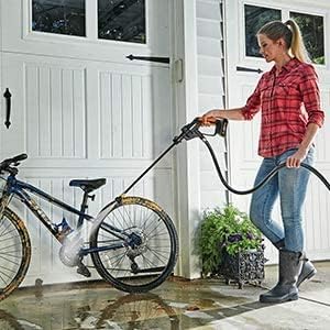 WORX 18V(20V MAX) Akku Mobiler Hochdruckreiniger Hydroshot WG620E.4, 2,0Ah, Powershare, Multi-Sprühd