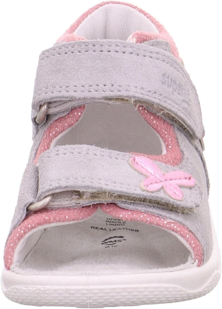 Superfit Mädchen Polly Sandale 18 EU Grau 2500, 18 EU Grau 2500