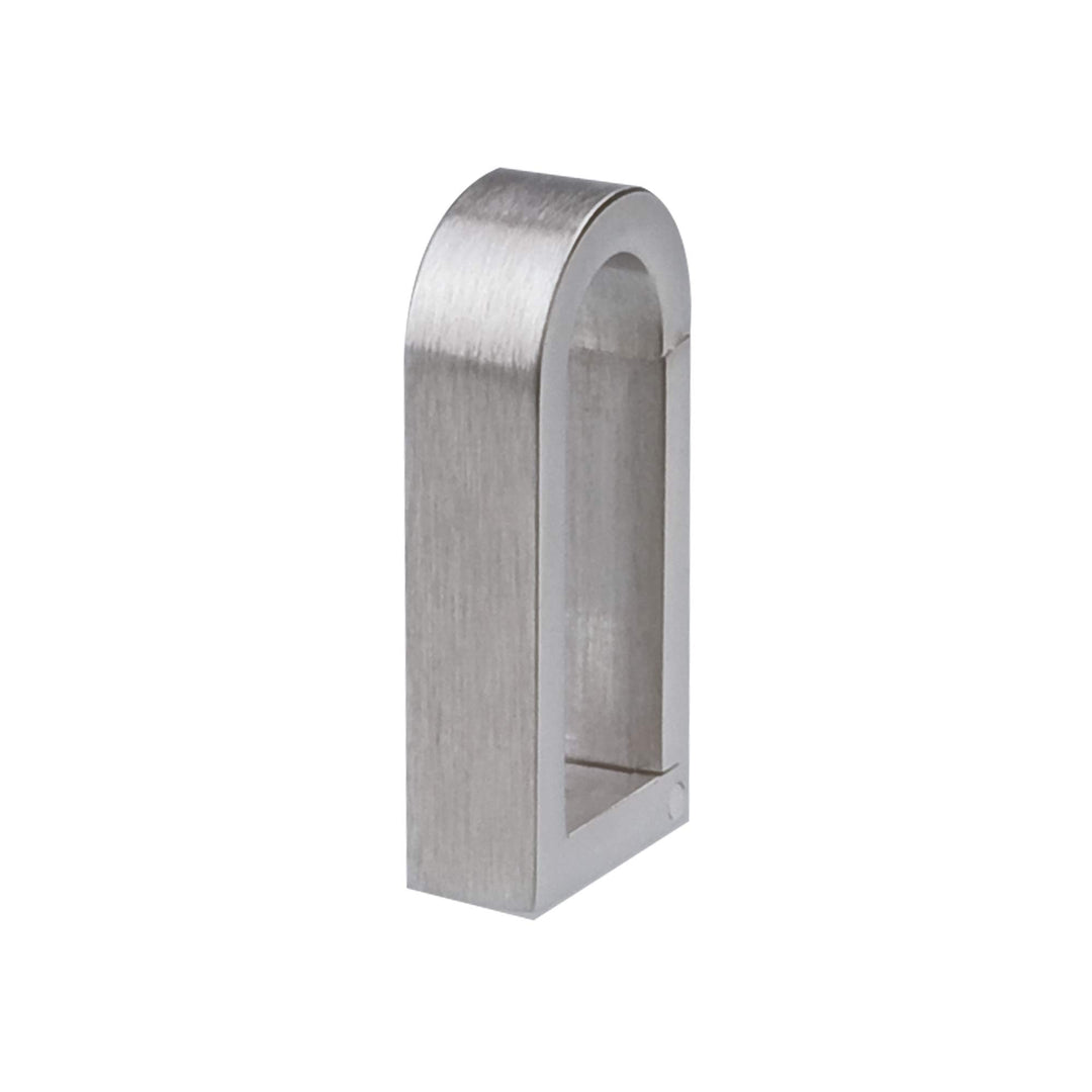Ernstes Design Anhängerverschluss ANV01 klein Edelstahl mattiert Edvita Anhänger