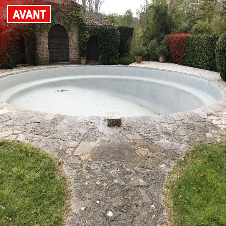 ARCANE INDUSTRIES Schwimmbadfarbe für Polyesterbecken, Beton - ARCAPOOL -175 RAL 7001 - Silbergrau -