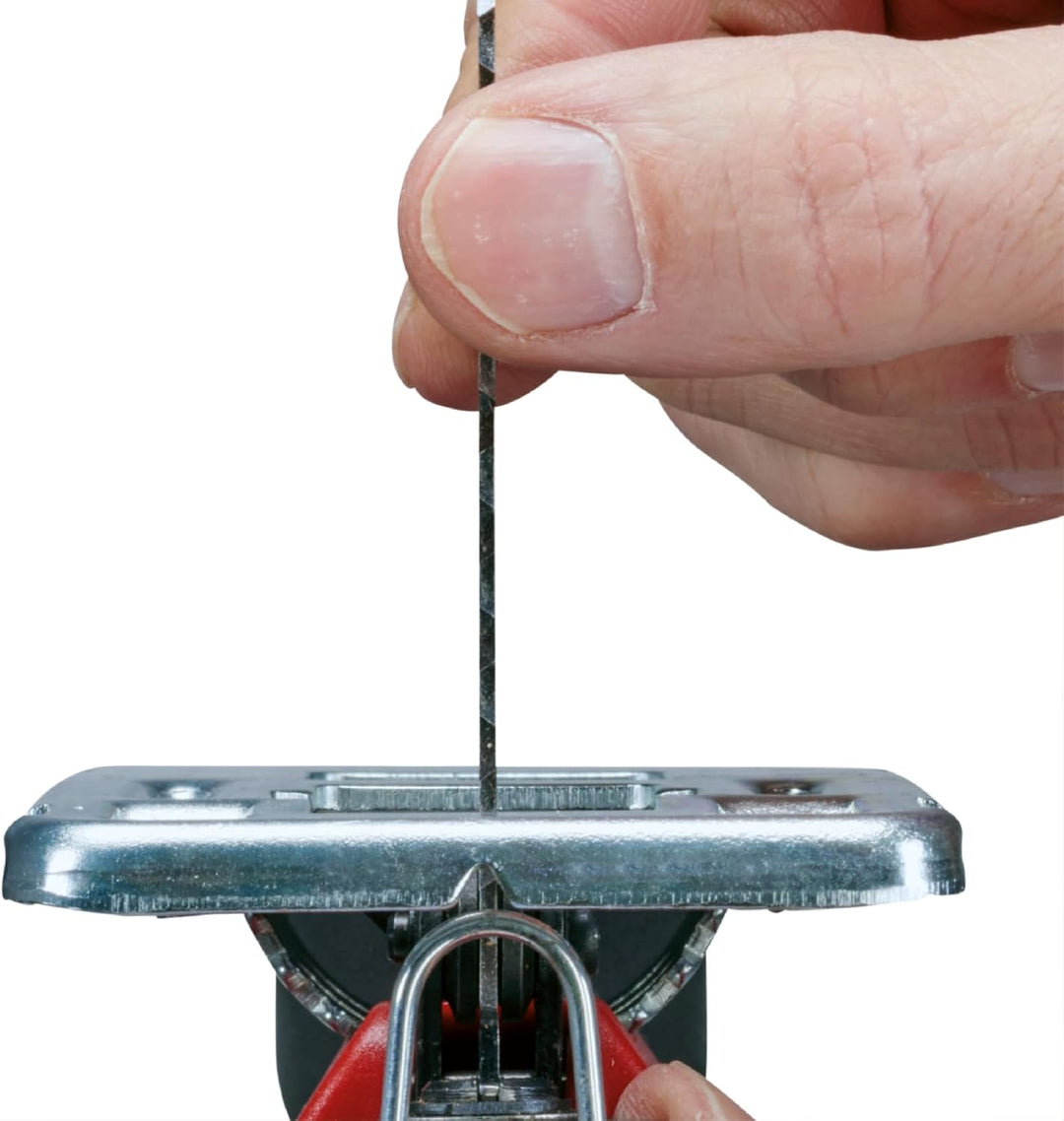 Einhell Stichsäge TC-JS 80/1 Kit (550 W, 20 mm Hubhöhe, Pendelhubfunktion, 80 mm Schnitttiefe in Hol