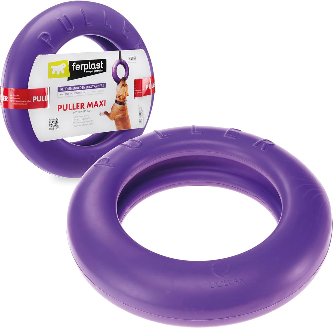 Gioco Interattivo per Cani Grandi PULLER MAXI 1 Anello, Addestramento, Corsa, Salto, Tiro, Spring Po