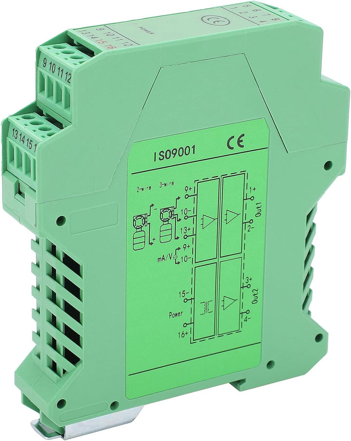 Stromsignal-Aufbereiter, 0-10V bis 0-10V Hochzuverlässiger Signalisolator für 2- oder 3-Leiter-Trans