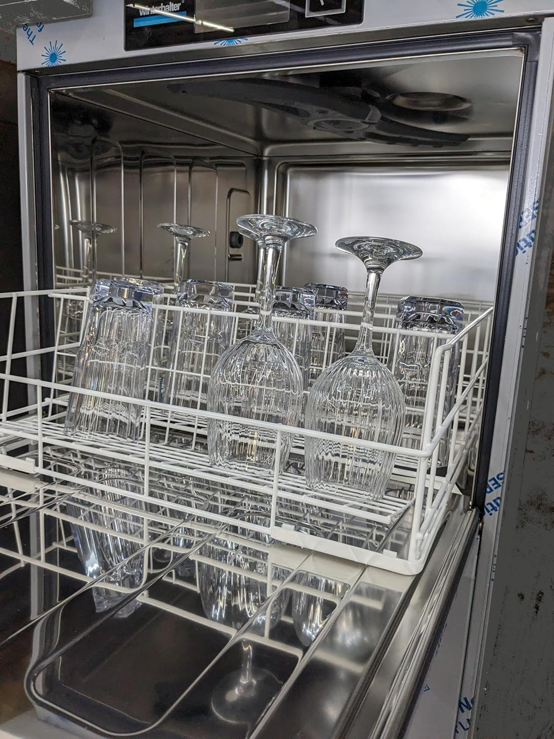 Spülkorb Drahtgitterkorb 500x500 mm - 5 Reihen Gastronomie Professional Gläserspülkorb vers. Grössen