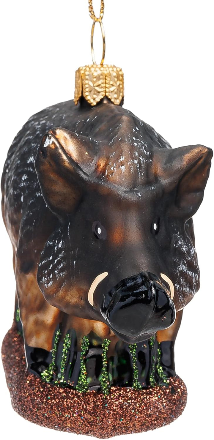 SIKORA Eber besondere Weihnachtskugel Glas Weihnachtsmann Christbaumschmuck Deko Figur Weihnachten A