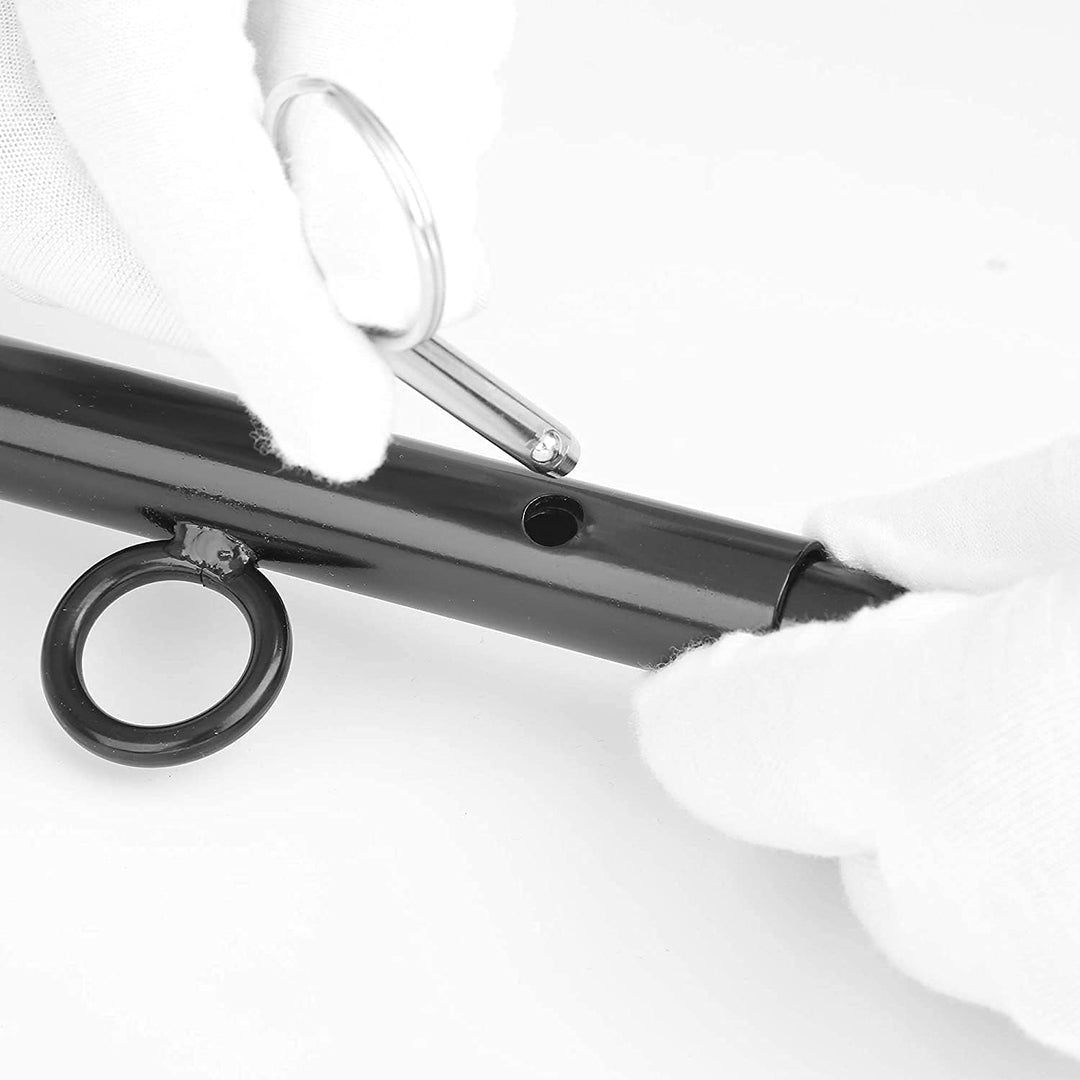 PENJOY Edelstahl verstellbare Pilates Spreizstange Set Sporthilfe Training Yoga Fitness