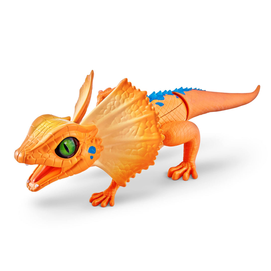 ZURU 38509 ROBO Alive Lurking Eidechse Serie 3 orange, Motive und Farben Sortiert