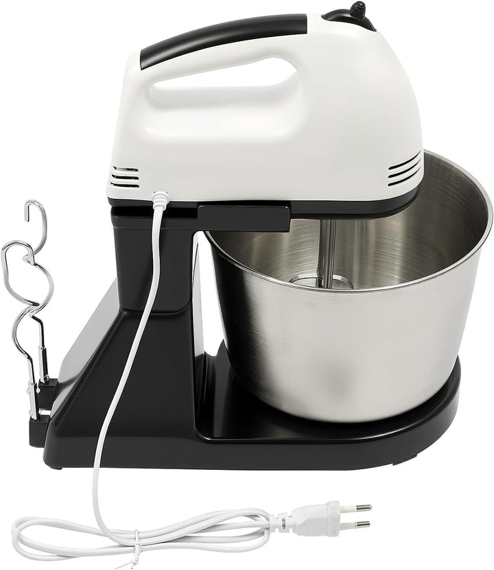 Küchenmaschine, 1.7L Geschwindigkeiten Standmixer Kuchenmixer, Edelstahl Rührer Teigmaschine für Gem