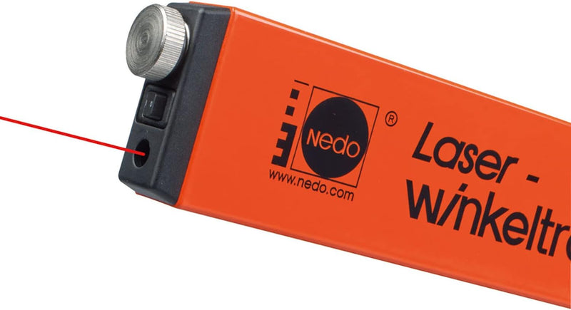 NEDO GMBH & CO.KG 460613 Winkelmessgerät L.605mm 1Lasermodul Laser-Winkeltronic NEDO 0,5mm/m genau