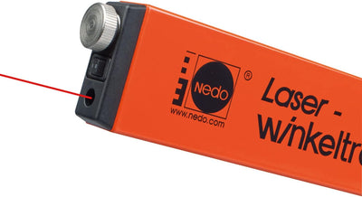 NEDO GMBH & CO.KG 460612 Winkelmessgerät L.605mm 2Lasermodule Laser-Winkeltronic NEDO 0,5mm/m genau