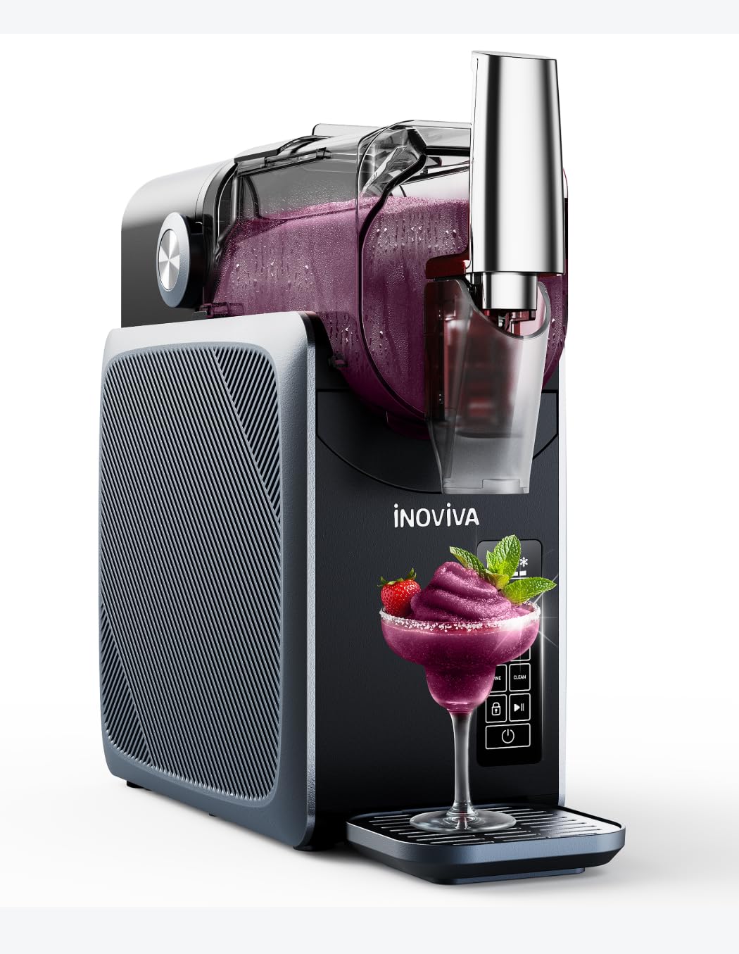 Slush Maschine 2.6L, kein Eis erforderlich, Slushie für Zuhause mit Selbstreinigung, 5 voreingestell