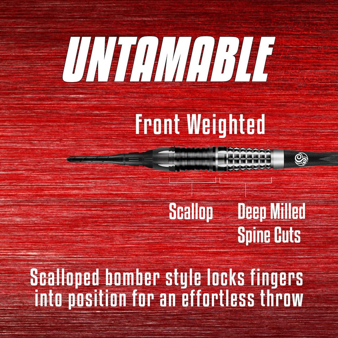 Shot Soft Darts Tribal Weapon Savage 90% Tungsten Softtip Darts Softdart Dartpfeile Set 18 Gramm, 18
