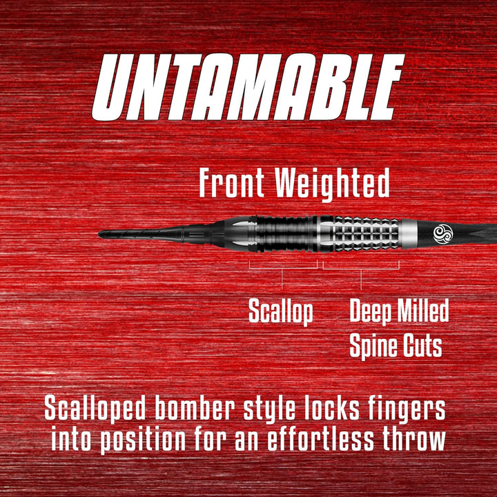 Shot Soft Darts Tribal Weapon Savage 90% Tungsten Softtip Darts Softdart Dartpfeile Set 18 Gramm, 18