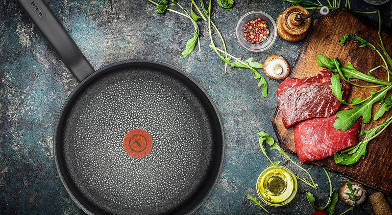 Tefal C69506 Hard Titanium Plus Pfanne | 28 cm | antihaftbeschichtet | Aluminium | schwarz 28 cm