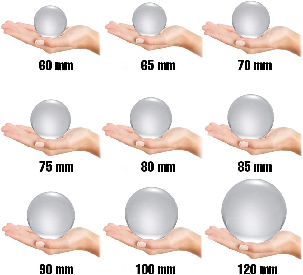 Juggle Dream Acryl Kontakt Jonglierball (65 mm), Kristall Kontaktkugel, Jonglierbälle für Kontaktjon