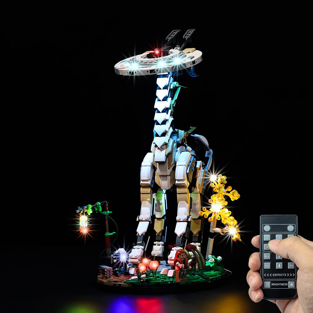 Kyglaring LED Beleuchtungsset (kein Modell) Entworfen für LEGO Horizon Forbidden West:Tallneck 76989