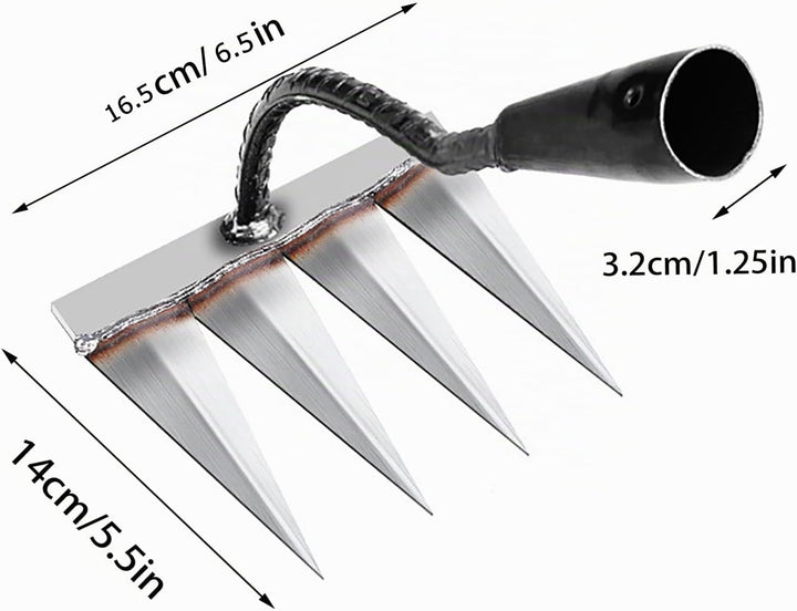 Garden Harke, Rechen Garten Unkrauthacke, Unkraut Entferner Gerät, Gartengeräte, Rasenrakel Grabegab