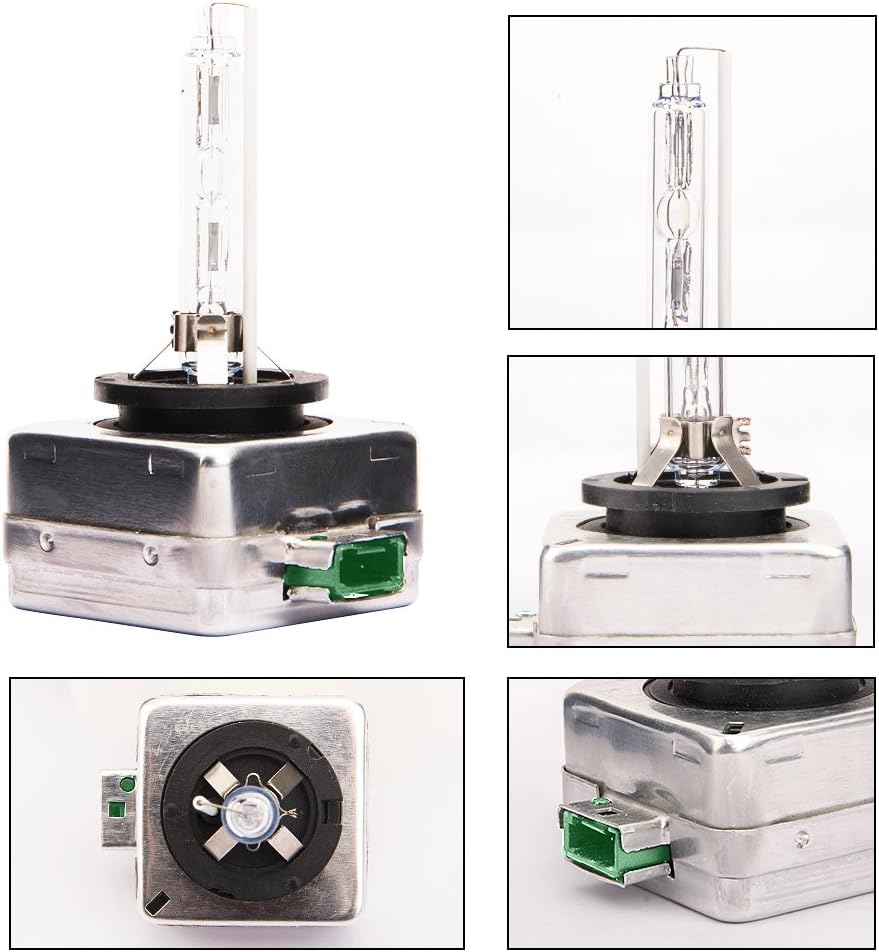 Ricoy 12V D3S Hid Xenon Brenner Scheinwerferlampe-8000K 35W Ersatzlicht 2 Stück 8000 K., 8000 K.