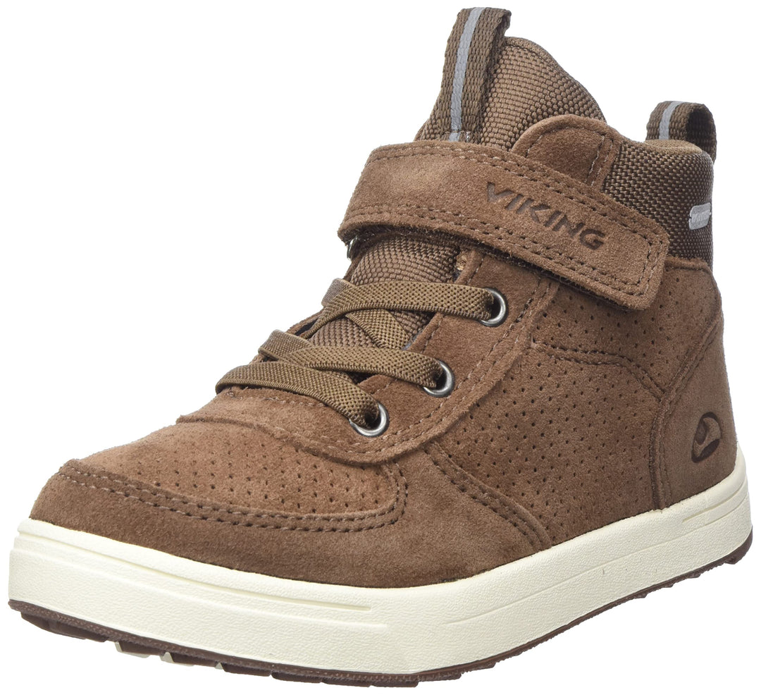 Viking Jungen Samuel Mid Wp Sneaker 28 EU Braun, 28 EU Braun