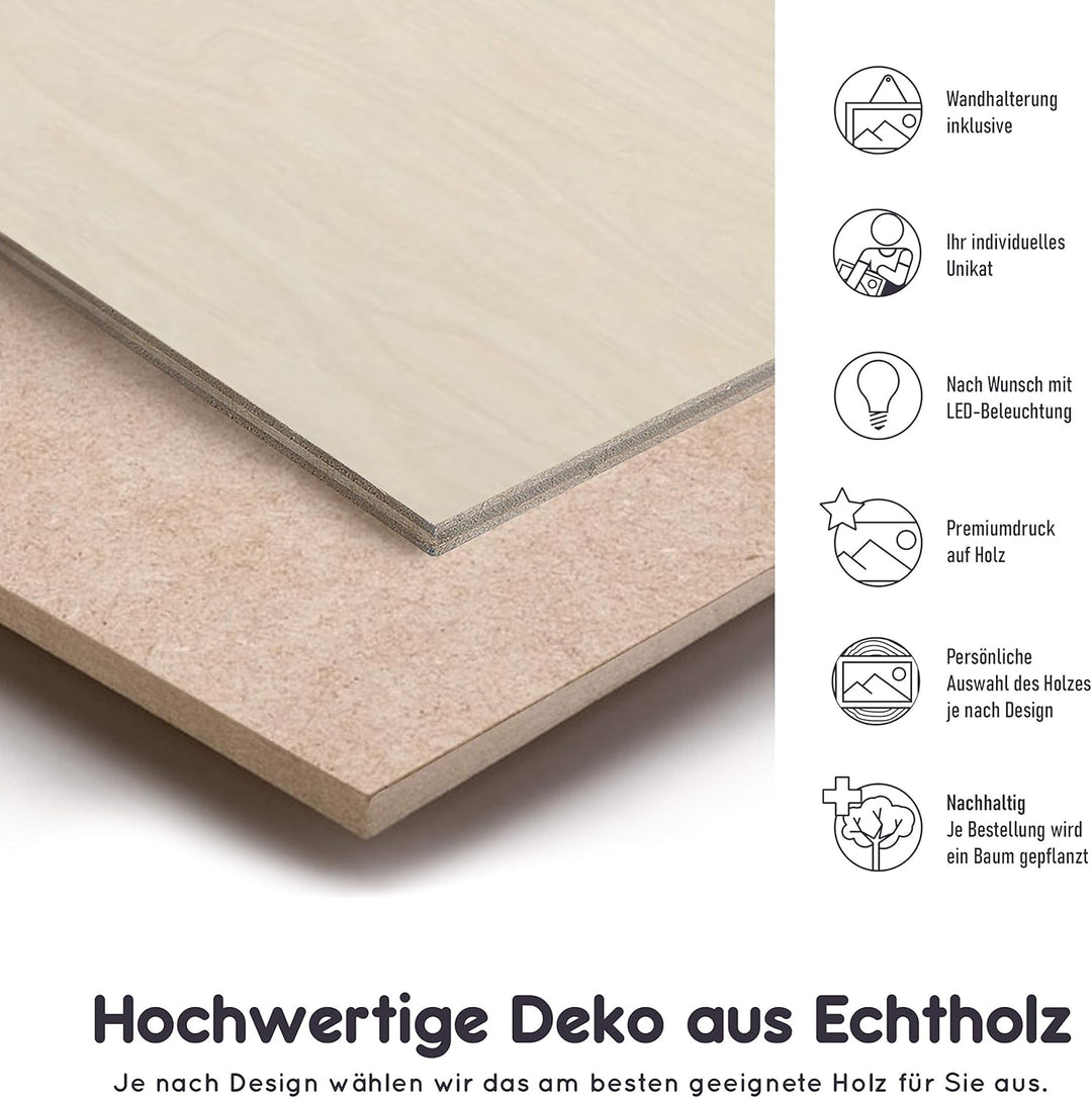 Elbeffekt Trikotlampe für AUE Fans aus Holz - personalisierbares Geschenk - schenke Dein individuell