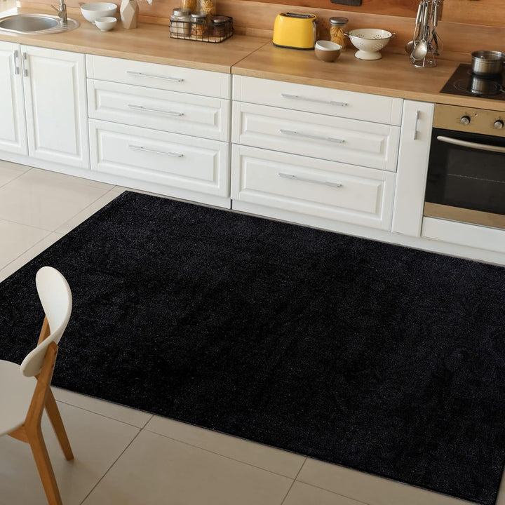 Impression Kurzflor-Wohnzimmerteppich - Schlichte Moderne Teppiche für Schlafzimmer, Büro, Flur, Küc