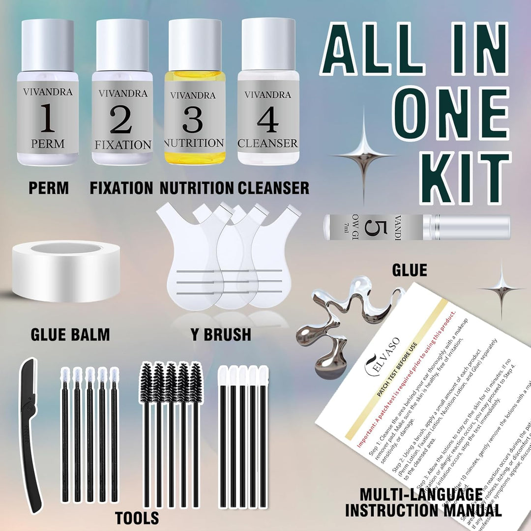 Augenbrauen Lifting Set, DIY Brow Lifting Set für Zuhause, Professionelles Brow Lamination Kit für D