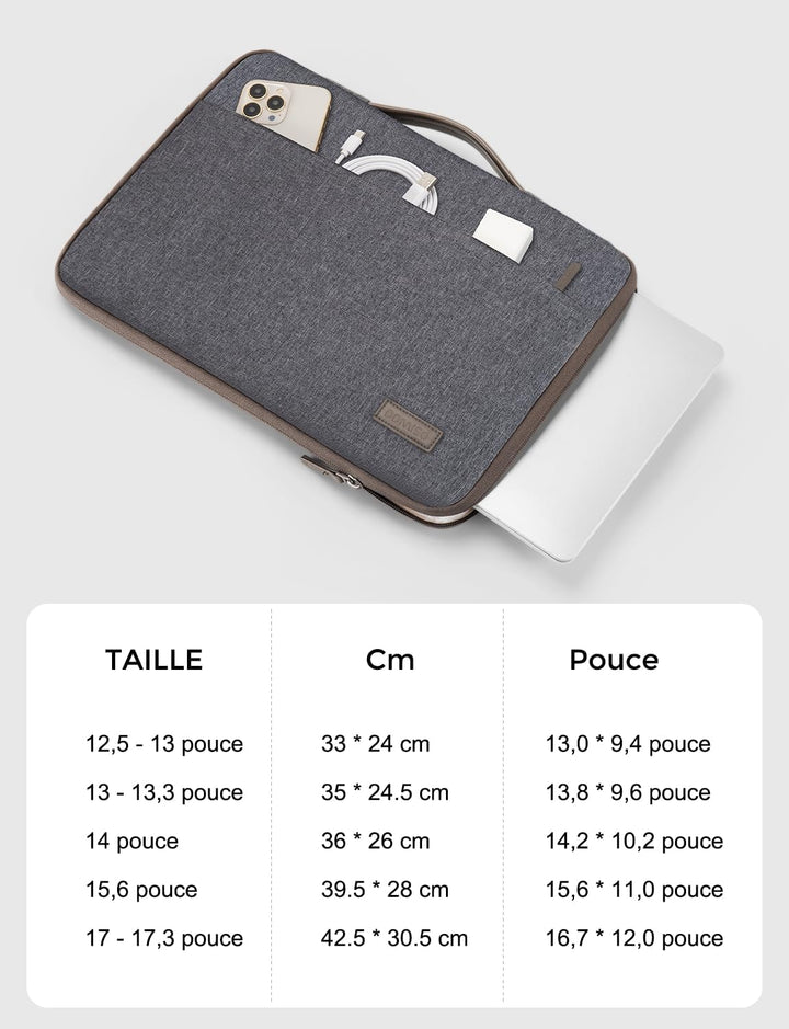 DOMISO 17 Zoll Wasserdicht Laptophülle Laptop Sleeve Case Notebook Hülle Tasche für 17.3" HP Pavilio