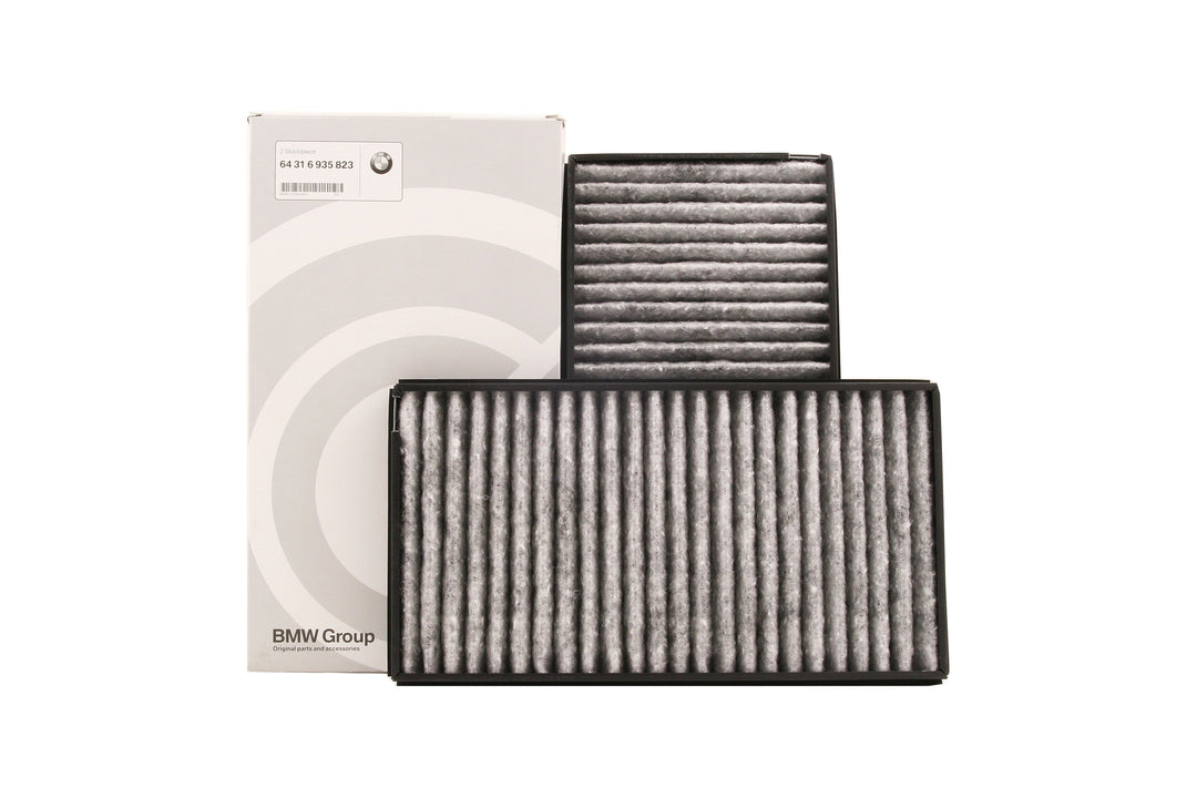 2x ORIGINAL BMW Innenraumfilter Aktivkohlefilter E60 E61 E63 E64 64319171858