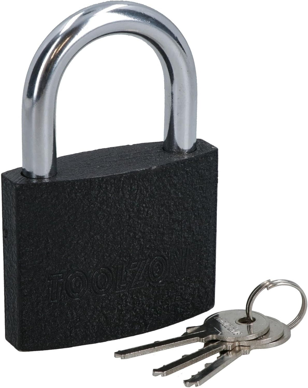 AB Tools-Toolzone Vorhängeschlösser aus Gusseisen, strapazierfähig, mit 3 Schlüsseln 12 Locks 75 mm