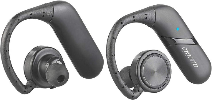 auvisio Ohrhörer, Bluetooth: True Wireless In-Ear-Headset, Ohrbügel, Bluetooth 5, 15 Std. Spielzeit