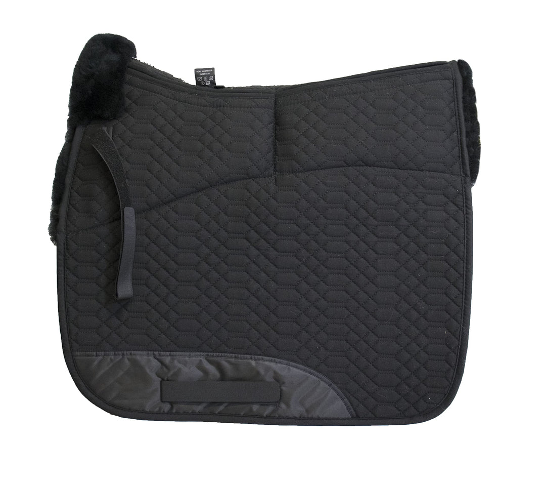 Engel Reitsport Lammfell Aufpolster Korrektur Schabracke Half Lined SCHABRA1AP-D-SCH-SCH Stoff schwa