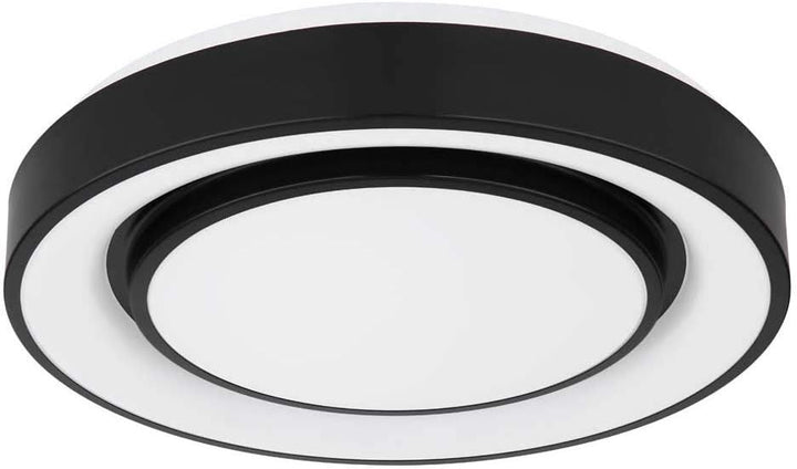 Globo LED Deckenleuchte Wohnzimmer schwarz 24 Watt 1x LED á 24W inkl. Farbwechsler Memory Funnktion