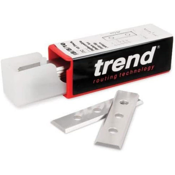 Trend Professionelles Rota-Tip-Klingen-Set, 10 Stück, 50 mm Länge x 12 mm Breite x 1,7 mm Dicke, RB/