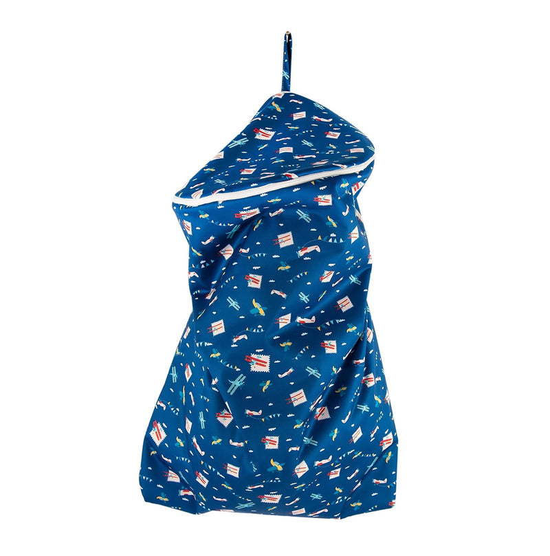 Windelsack Style RONDO Blue Planes Grösse: ca. 54 cm x 35 cm, Blue Planes