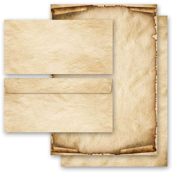 Briefpapier Sets Motivpapier Antik & History, OLD STYLE 100 Blatt Briefpapier + 100 passende Briefum