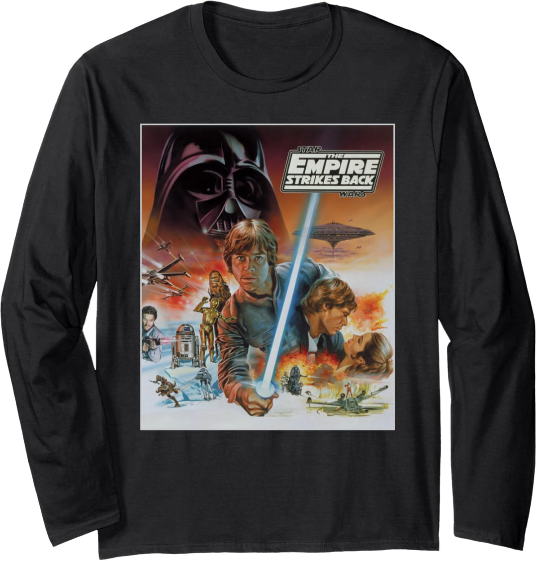 Star Wars The Empire Strikes Back Luke Skywalker Vintage Langarmshirt