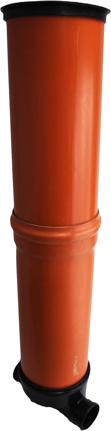 KG Kontrollschacht DN 400/2 x Anschlüsse160-125-110 Höhe 0,5m bis 2m Revisionsschacht Abwasserschach