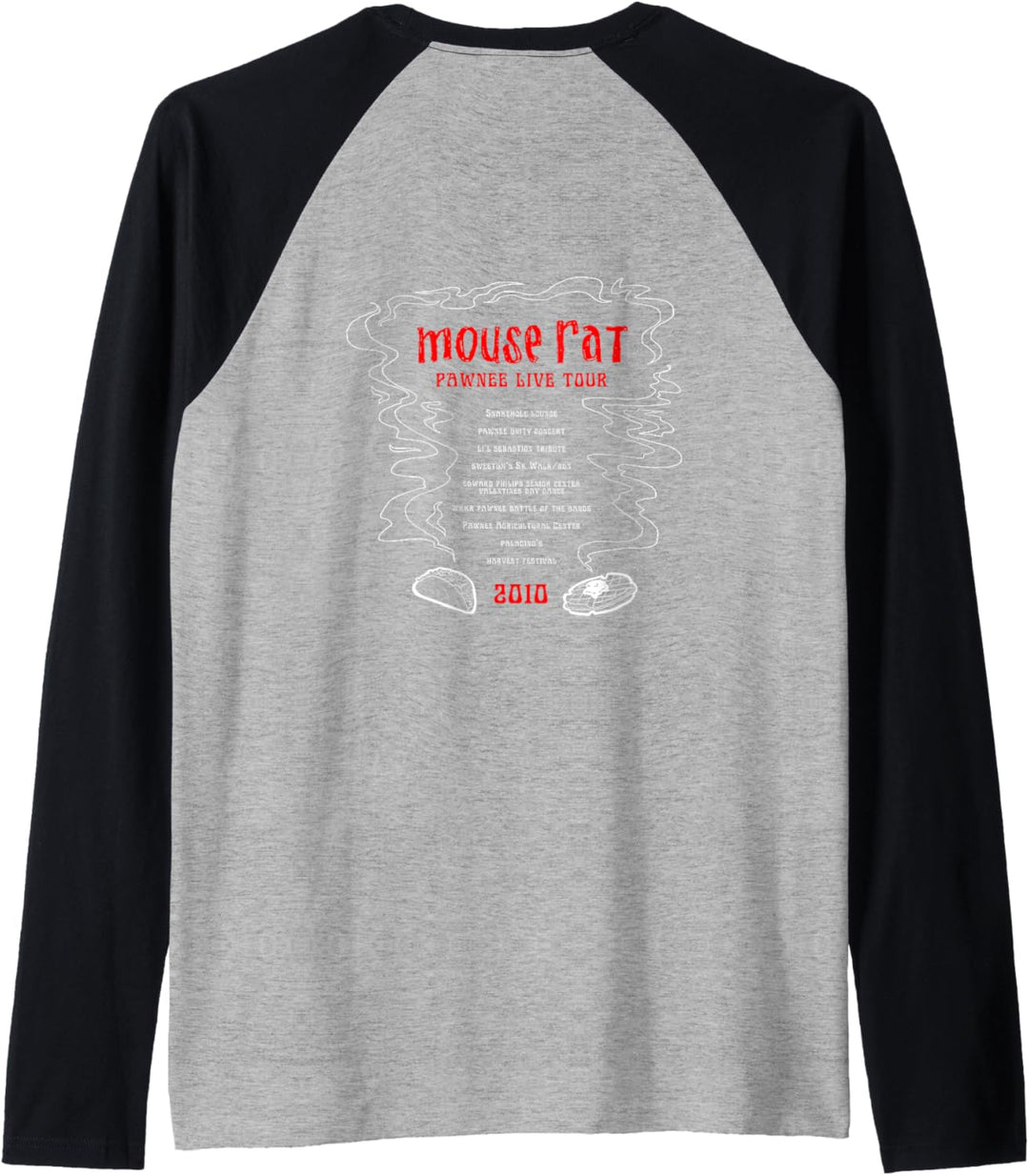 Parks & Recreation Maus Ratte Raglan