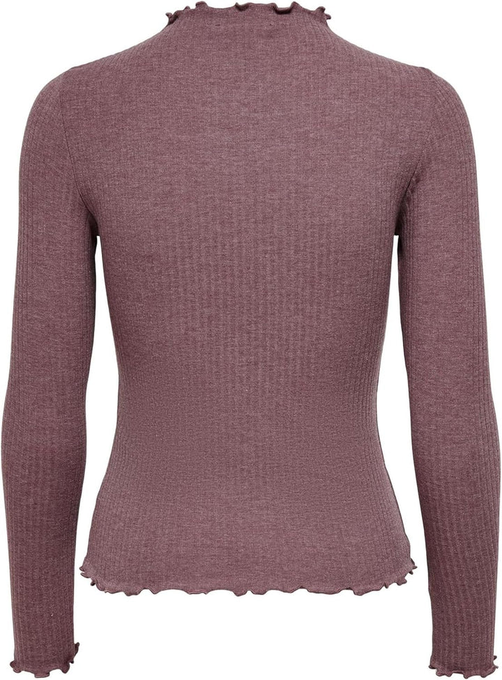 ONLY Female Top ONLEMMA Top | Top XS Rose Brown/Detail:melange, XS Rose Brown/Detail:melange