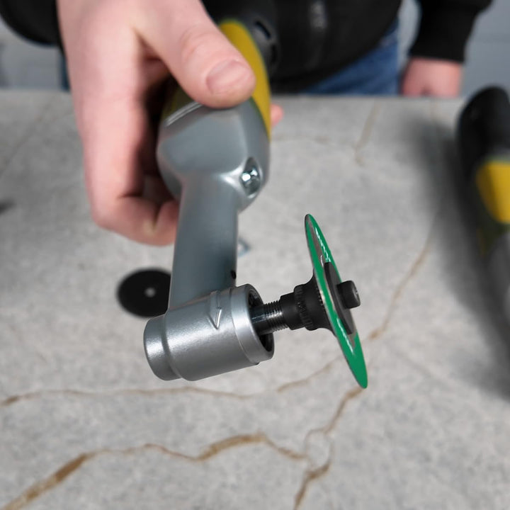 DISTAR Support Adapter-Set für Gravieradapter& Mini-Schleifer | Universal Aufnahme-Flansch für Diama