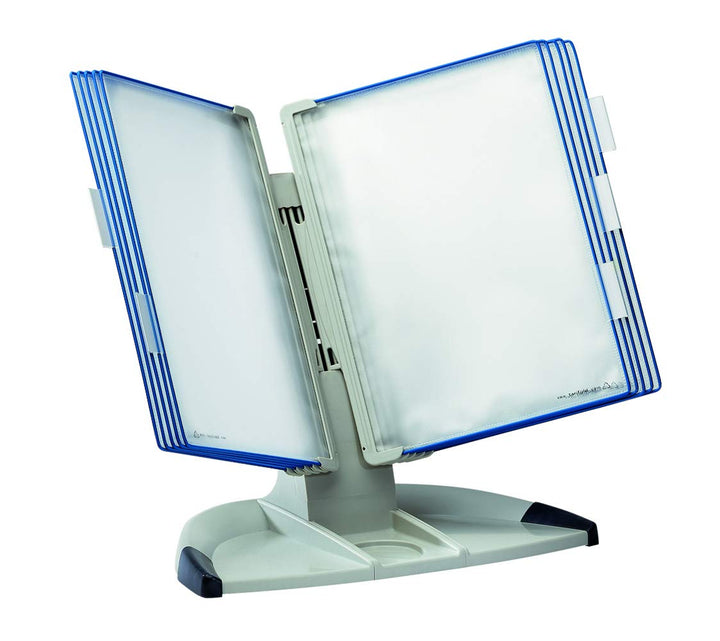 Tarifold 734301 Design Tischsichttafel Set, A4, 10 Sichttafeln, blau